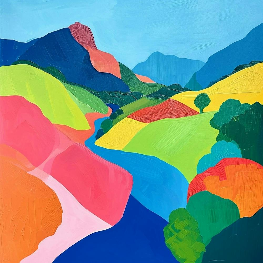 Colourful Abstract Durmitor National Park Montenegro 4