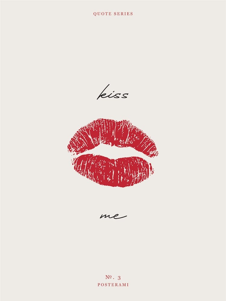 Kiss Me Valentines Day Art