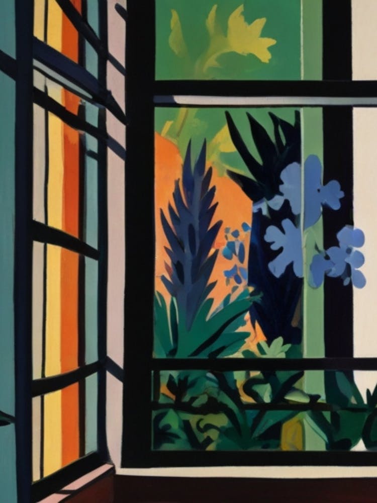 Window In The Garden 1