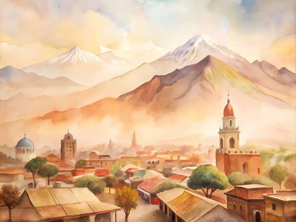 Santiago Chile A Vintage 1