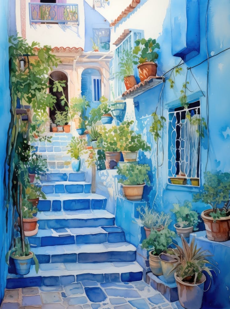 Blue House In Morocco 3