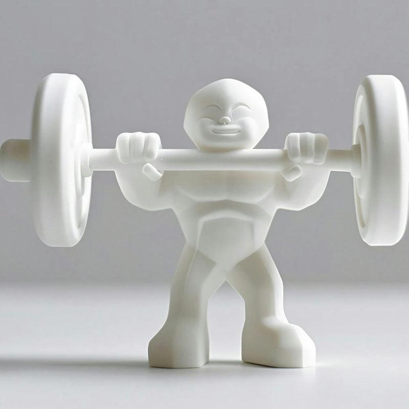 Man Lifting A Barbell
