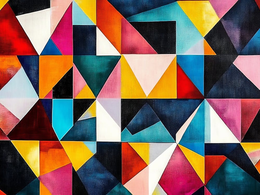 Abstract Geometric Painting 1