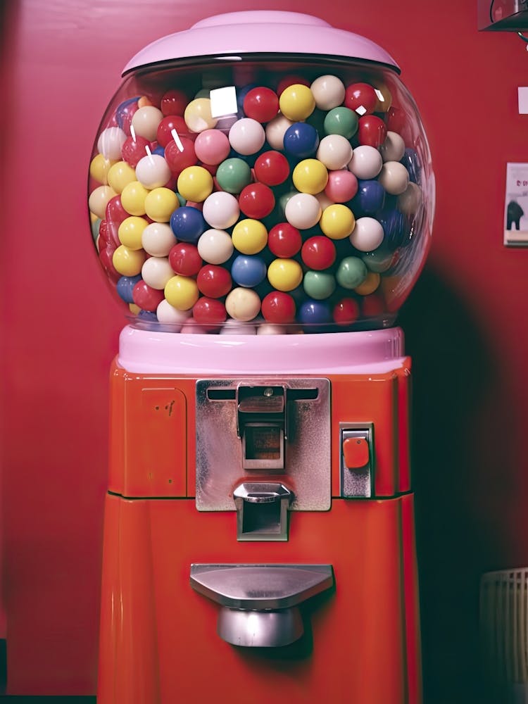 Bubble Gum Machine Retro Summer Photography 0