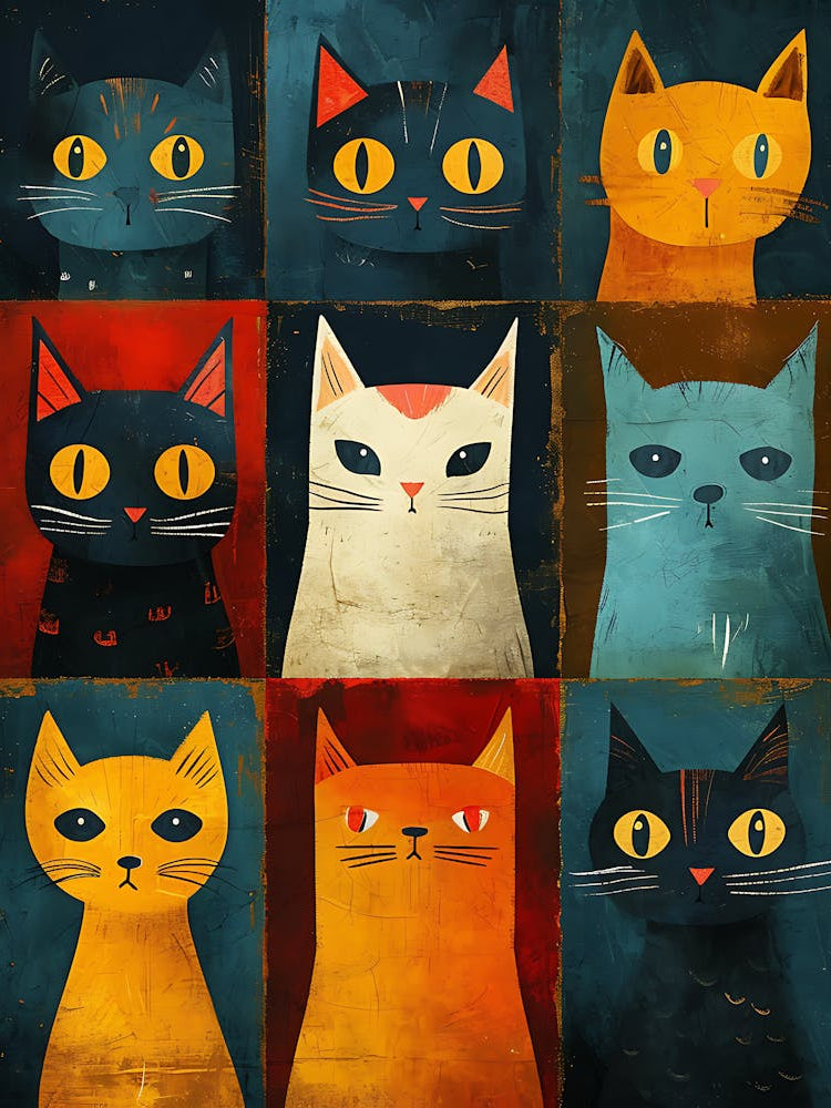 Cats Canvas Art 1