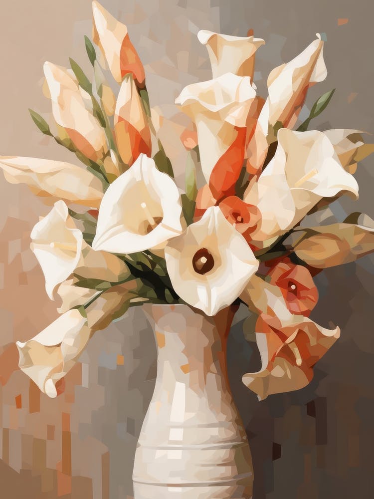 Foxglove Flower Still Life Painting 4 Dreamy