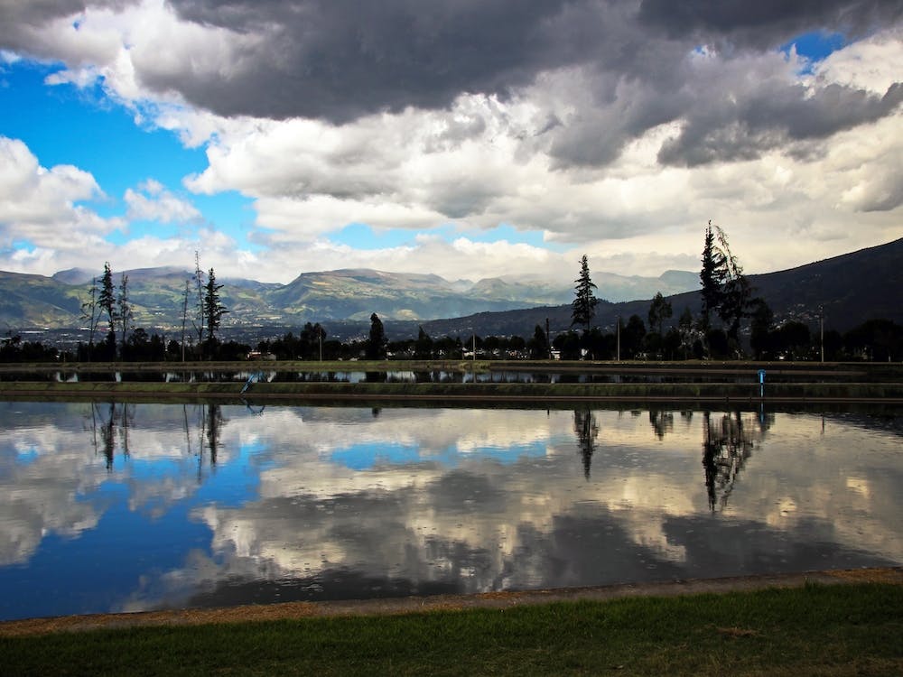 Ecuador Landscape Reflection