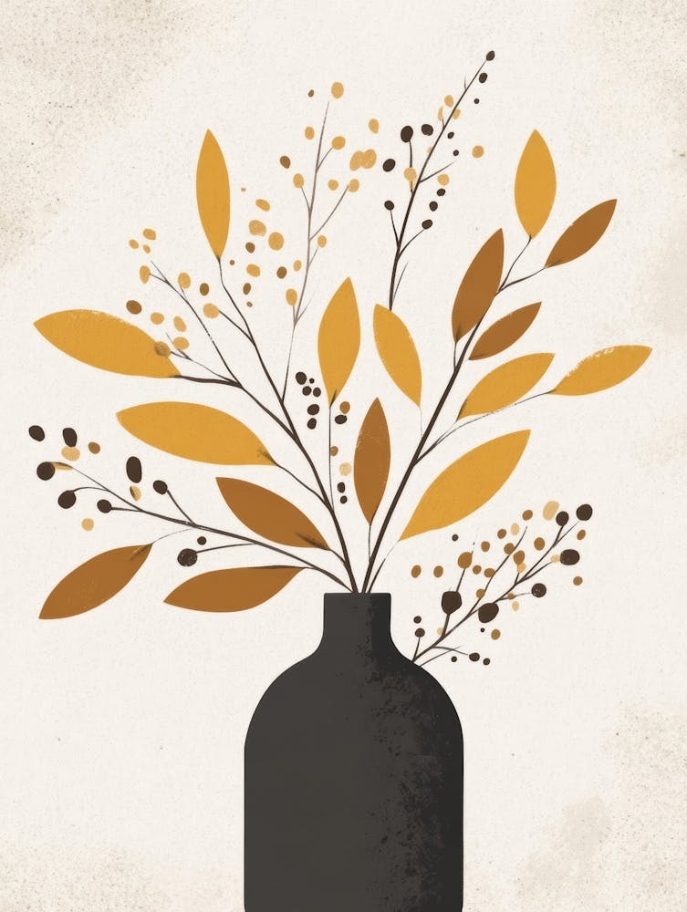 Autumn Leaves In A Vase 5