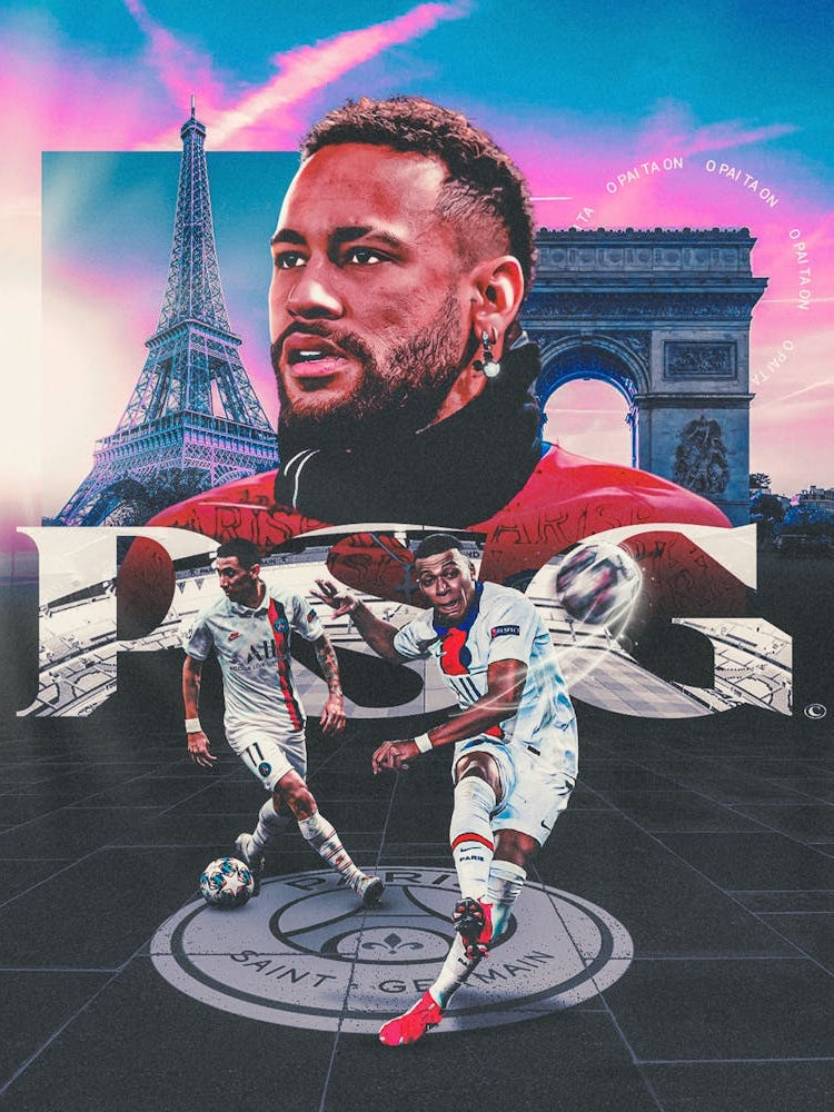 Paris Saint Germain - Paris Saint-Germain - Neymar, Mbappé, Di María