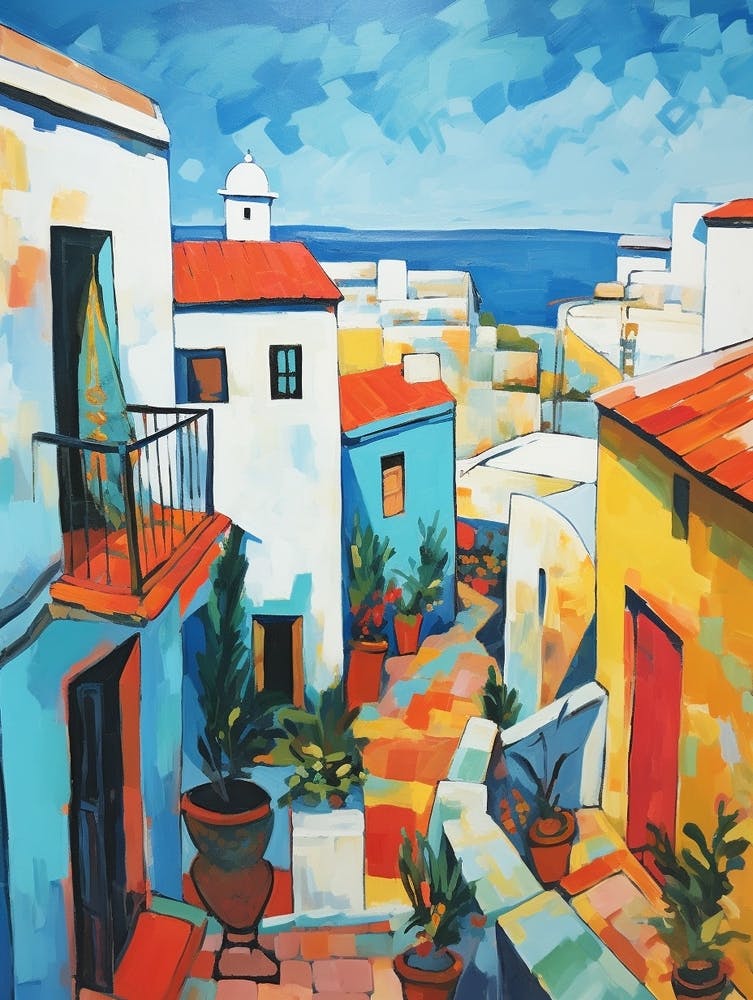 Essaouira Morocco 4 Fauvist Painting
