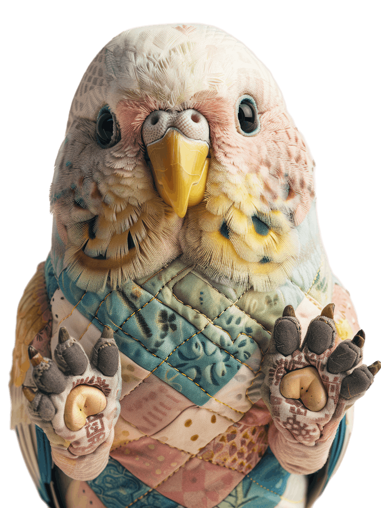 Quilted Budgerigar 2