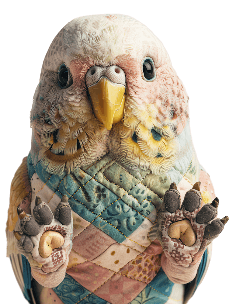 Quilted Budgerigar 2