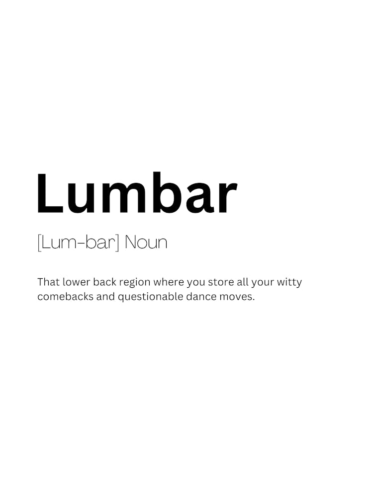 Lumbar Definition Meaning