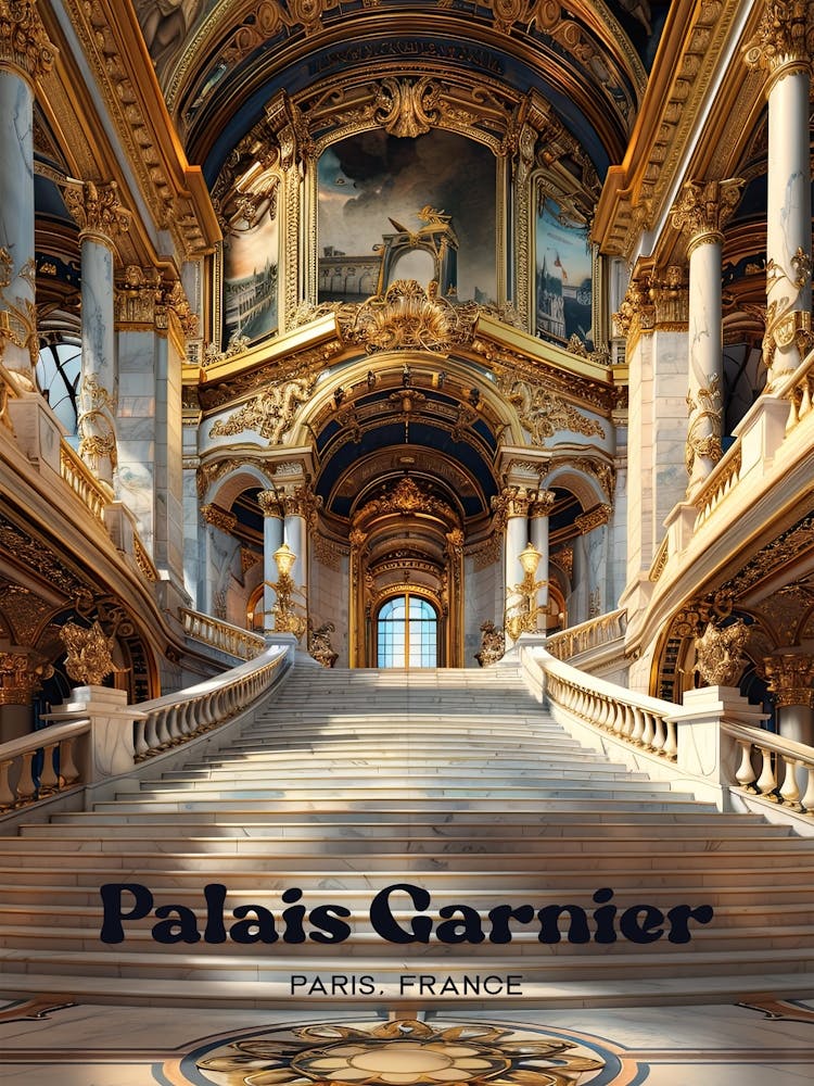 Palais Garnier Opera Garnier Travel Art