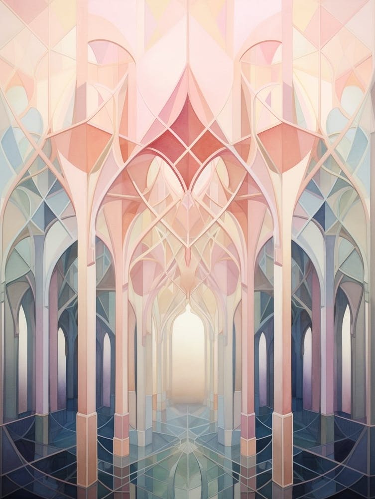 Geometrische Reflexionen Abstrakt 3