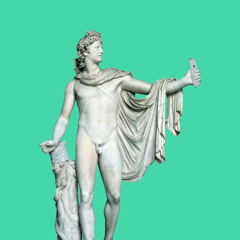 Antique Selfie Square