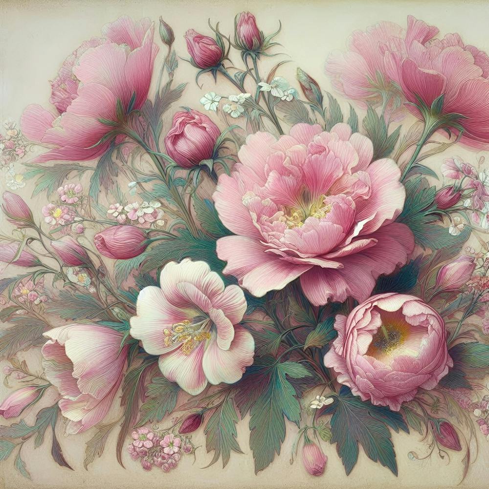 Pink Peonies 3