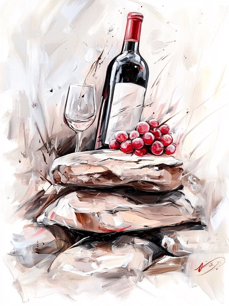 Wine And Grapes 1