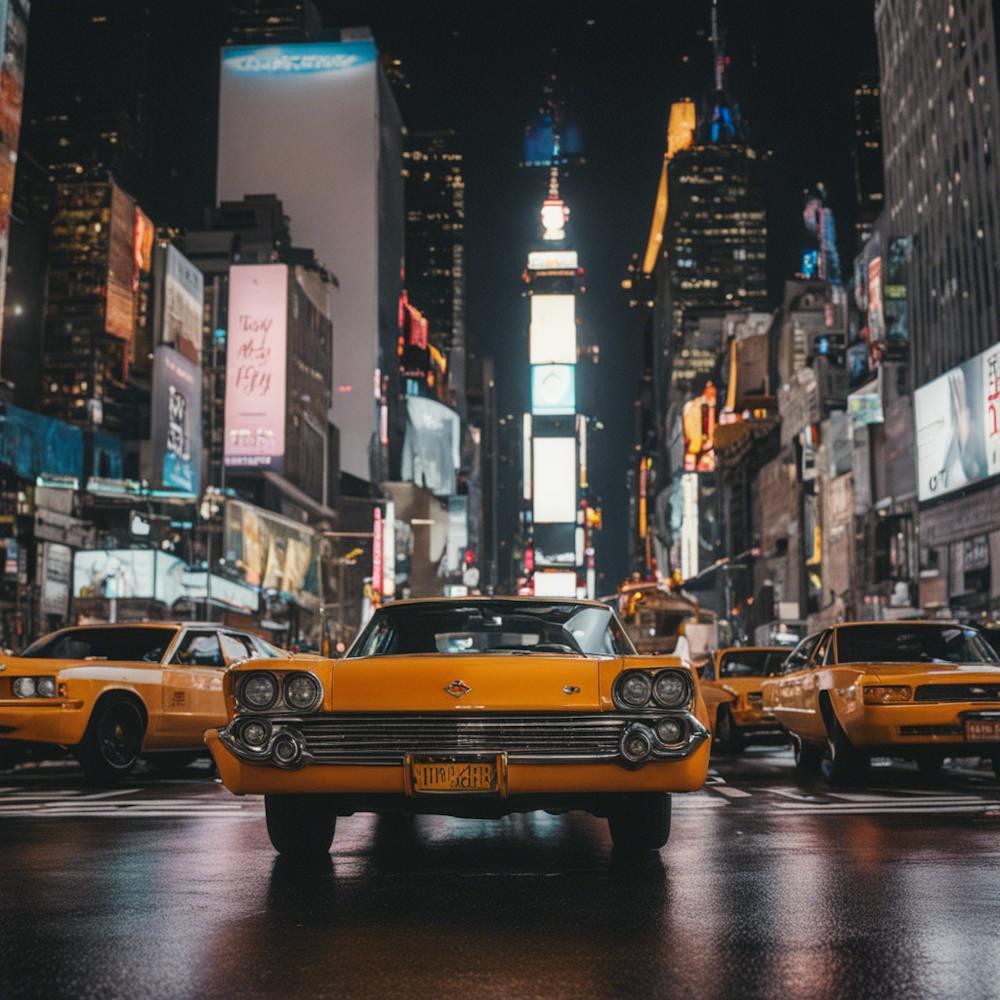 Times Square At Night