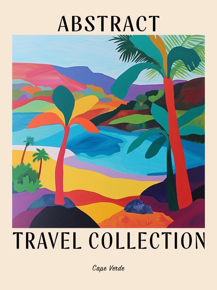 Abstract Travel Collection Poster Cape Verde 3