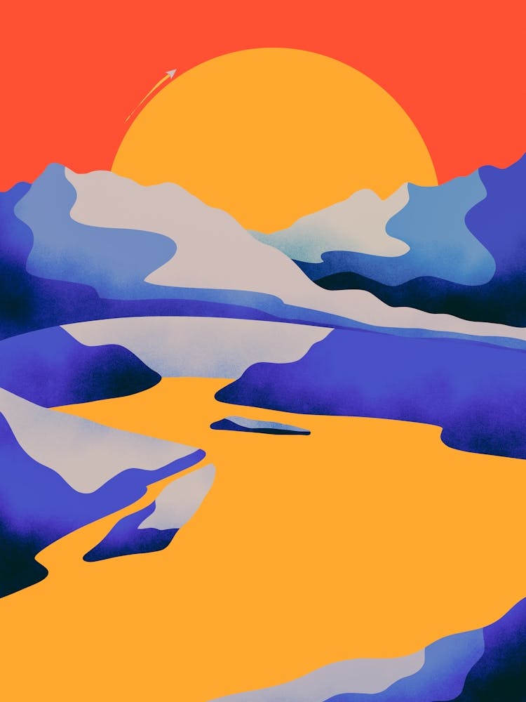 The Yellow Sun Lake