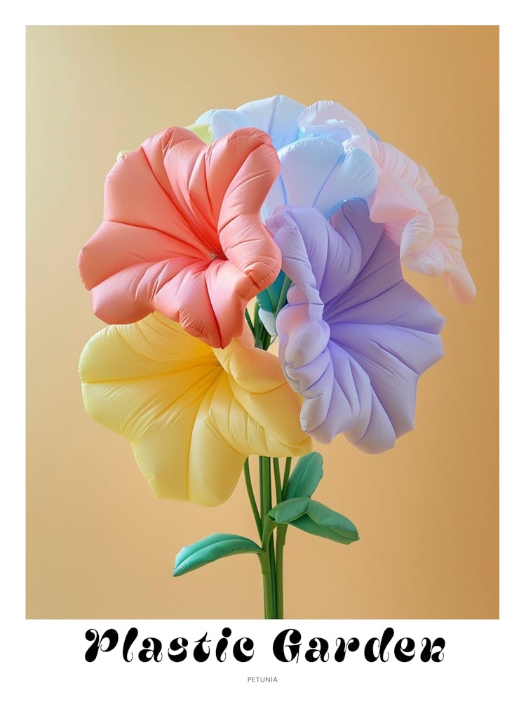 Dreamy Inflatable Flowers Poster Petunia