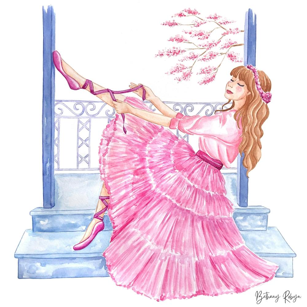 Blossom ballet girl
