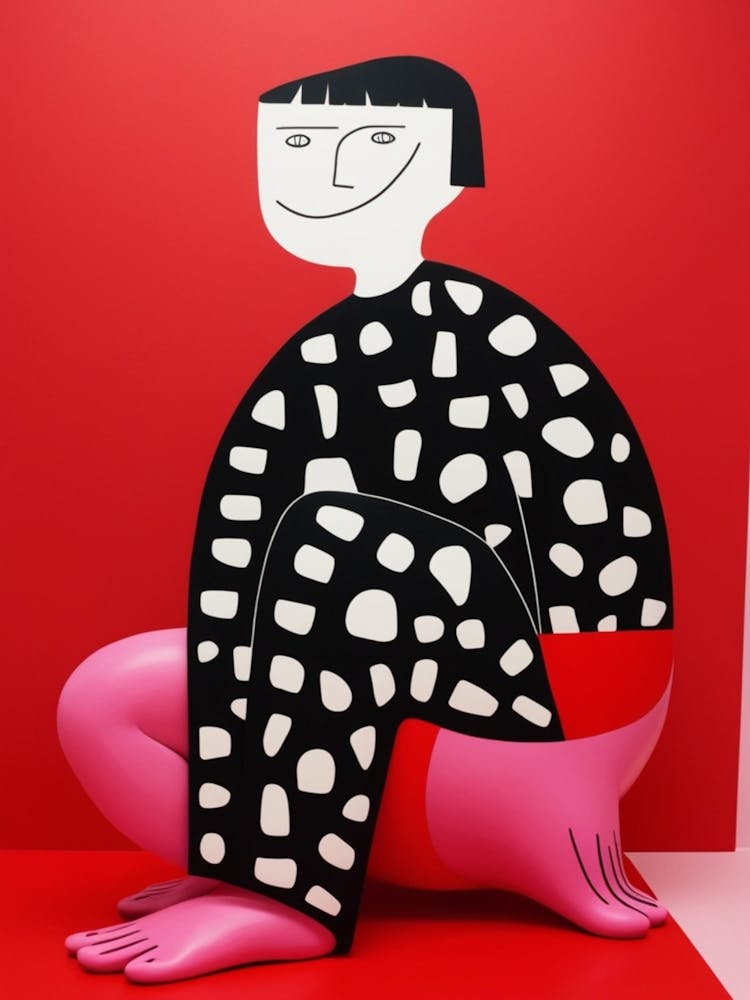 Girl In Black And White