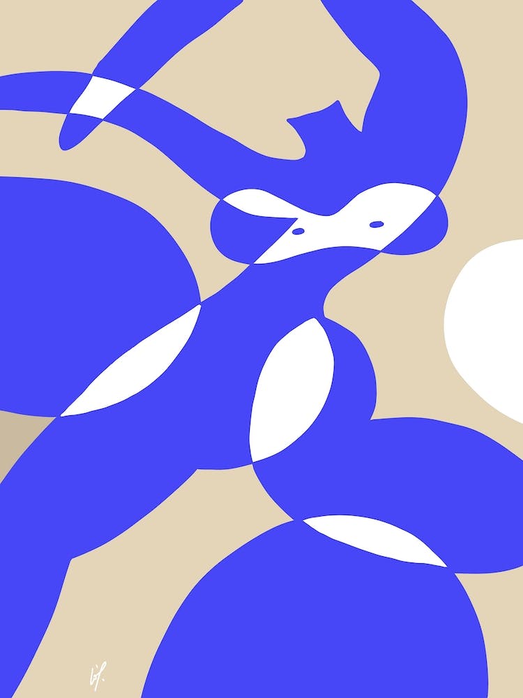 Dancer In Blue