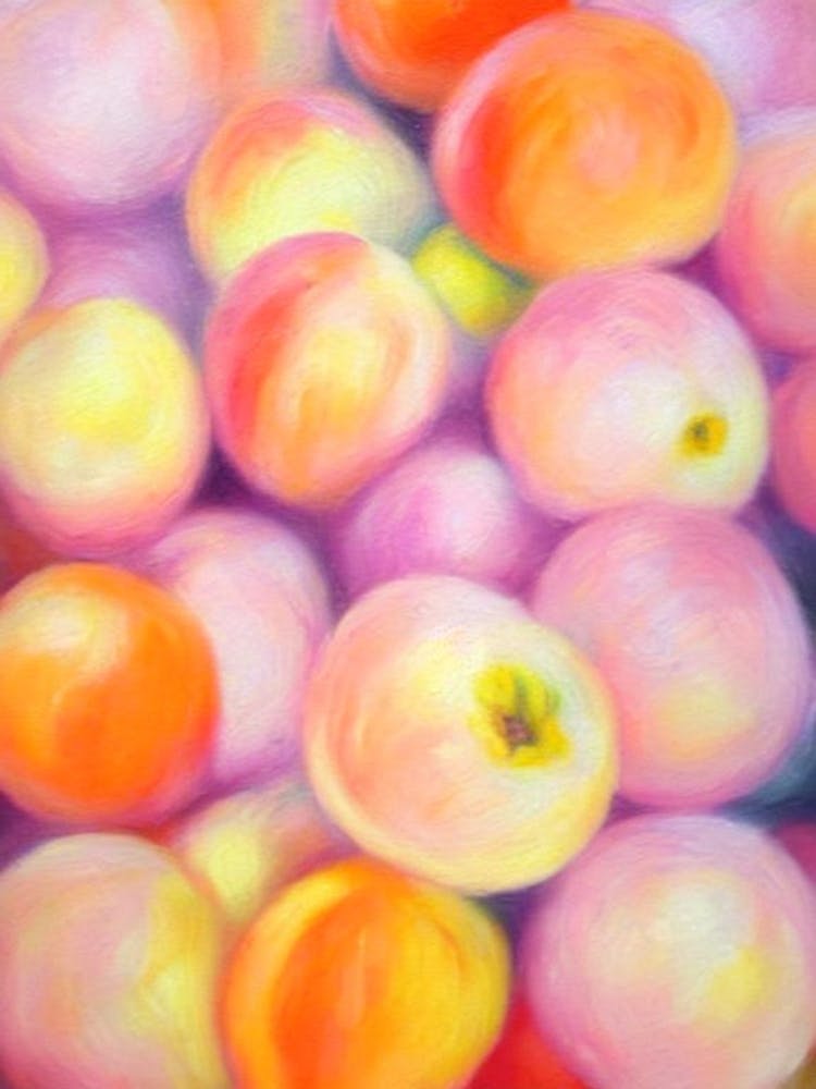 Plum Painting Fruit