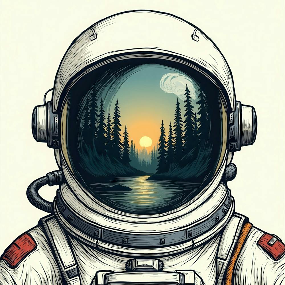 Astronaut In Space 5
