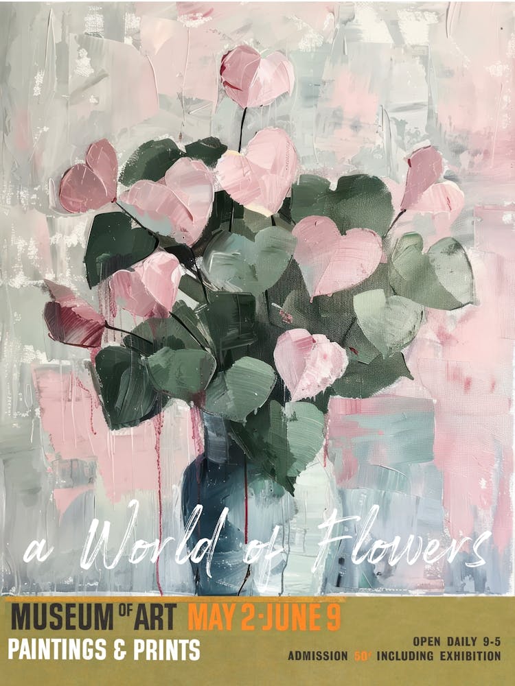 A World Of Flowers, Van Gogh Exhibition Bleeding Heart 3