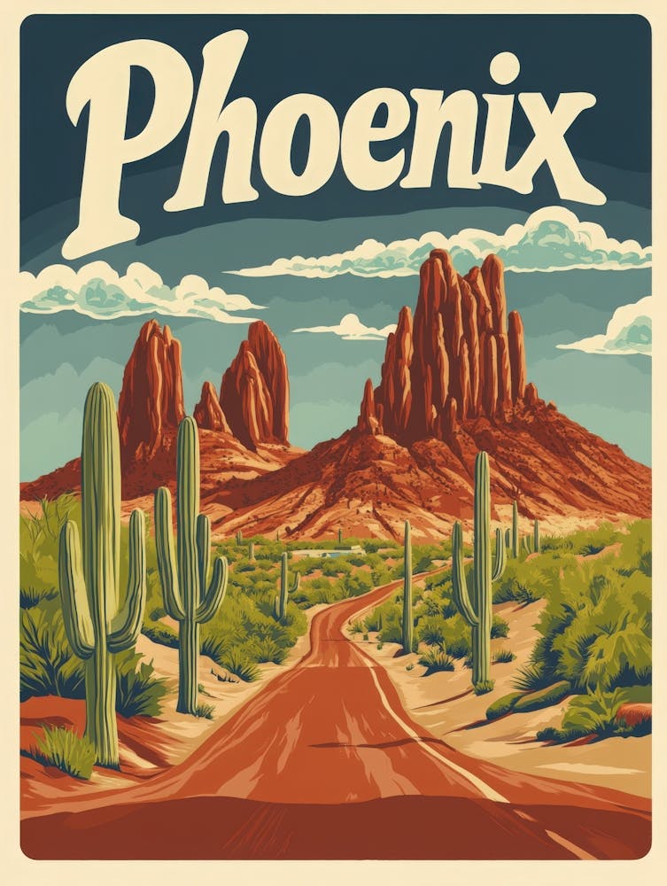 Aihrgdesign A Retro Travel Poster For Phoenix Featuring Papag 5ce4f409 C960 4a72 97ad 98637550d797 3