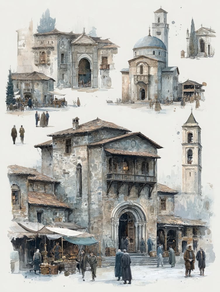 Aihrgdesign Isolated Watercolor Painting Of Italian Renaissan 1ed3b4b6 Bd4f 47fa Bd66 13f5b5cff11f 3