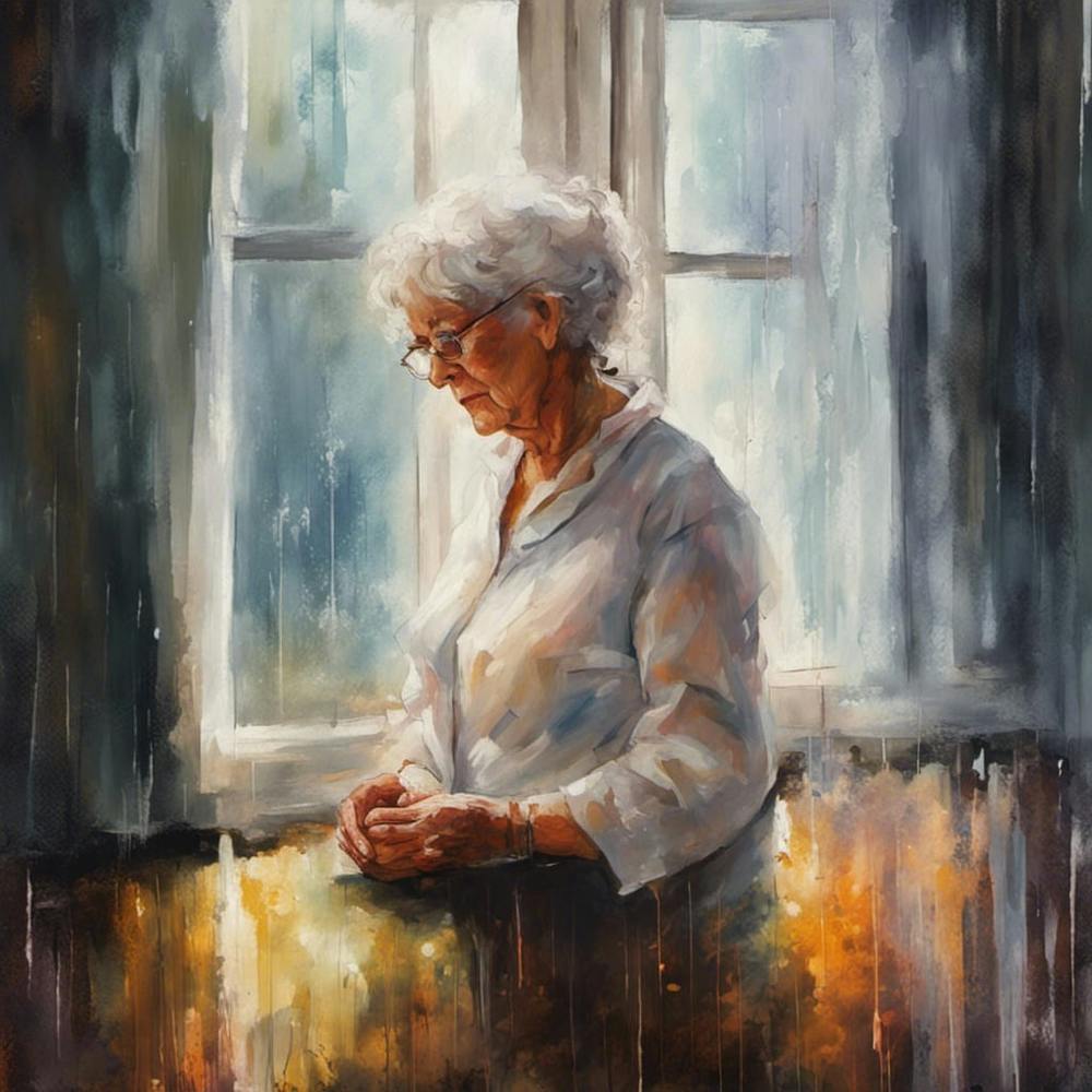 Old Lady By The Window