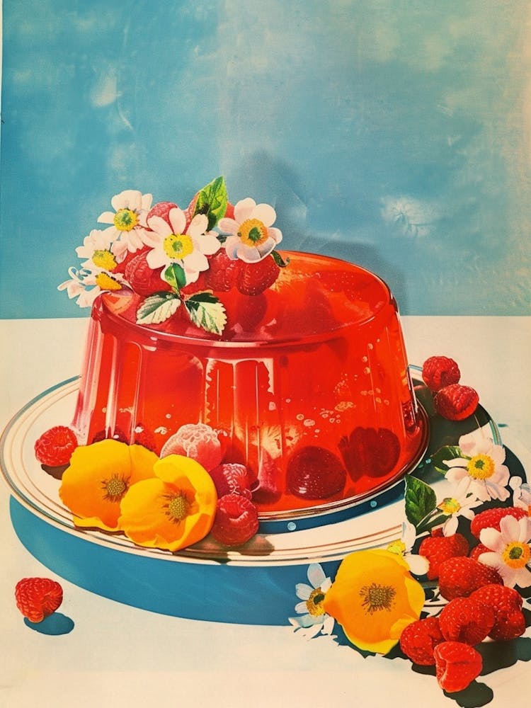 Red Jelly Vintage Cookbook Inspired 2