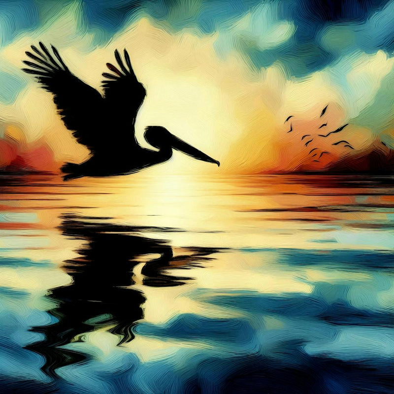 Sunset Pelican 1