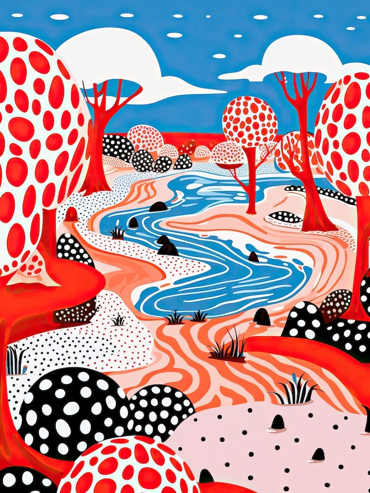 Porto Cesareo, Italy, Illustration In The Style Of Pop Art 1