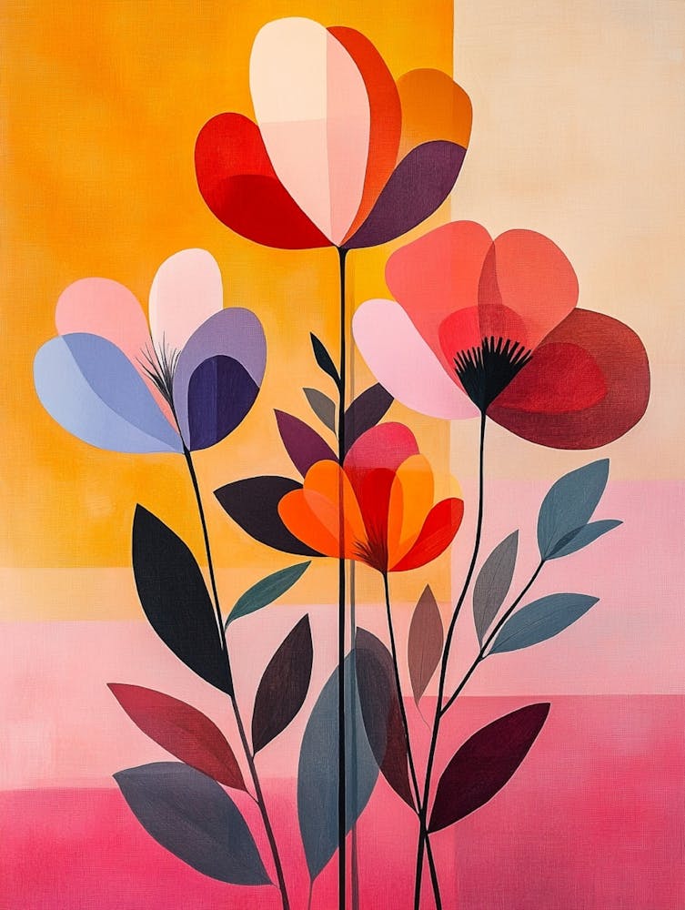 Coquelicots Impression sur Toile 26