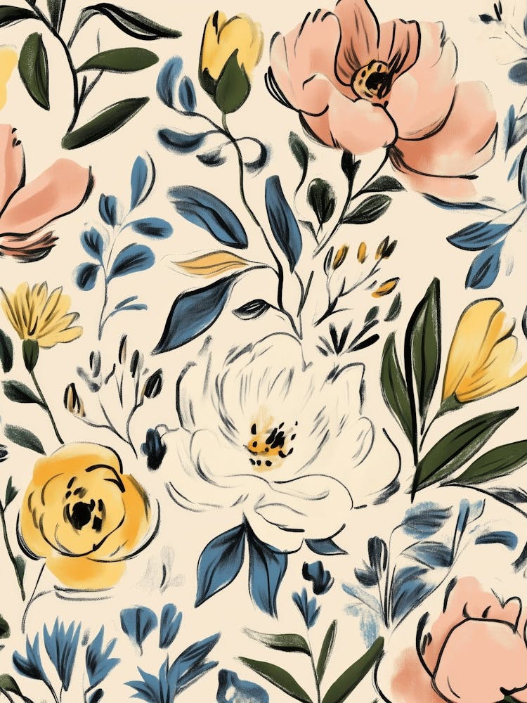 Blumenmuster Illustration