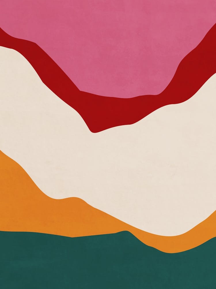 Abstract Mountain Landscape - Cl01