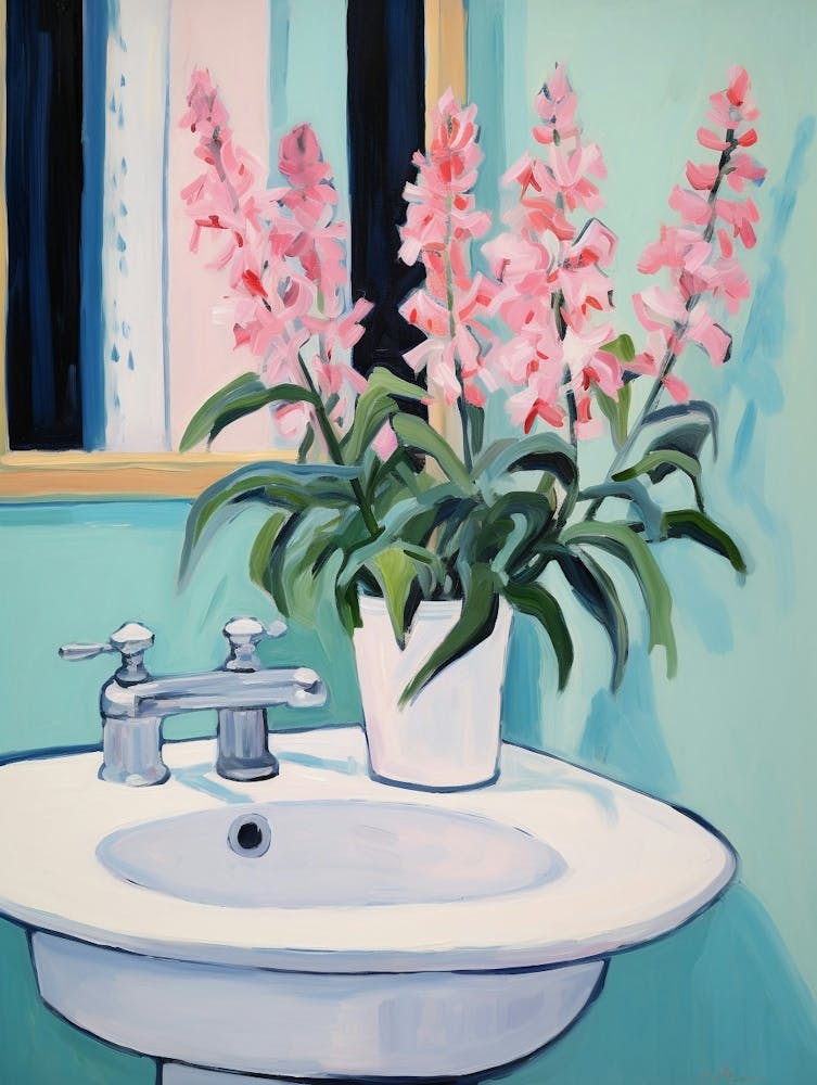 A Vase With Bleeding Heart, Flower Bouquet 2