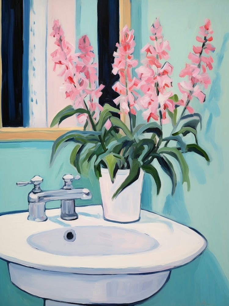 A Vase With Bleeding Heart, Flower Bouquet 2