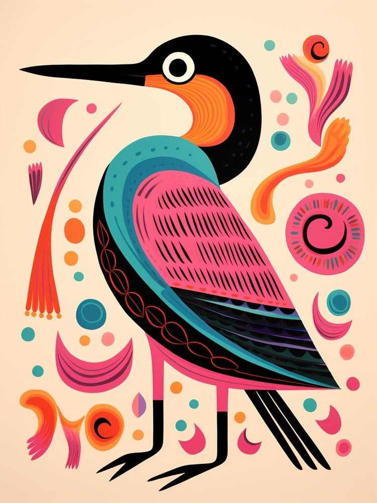 Pink Scandi Cormorant 1