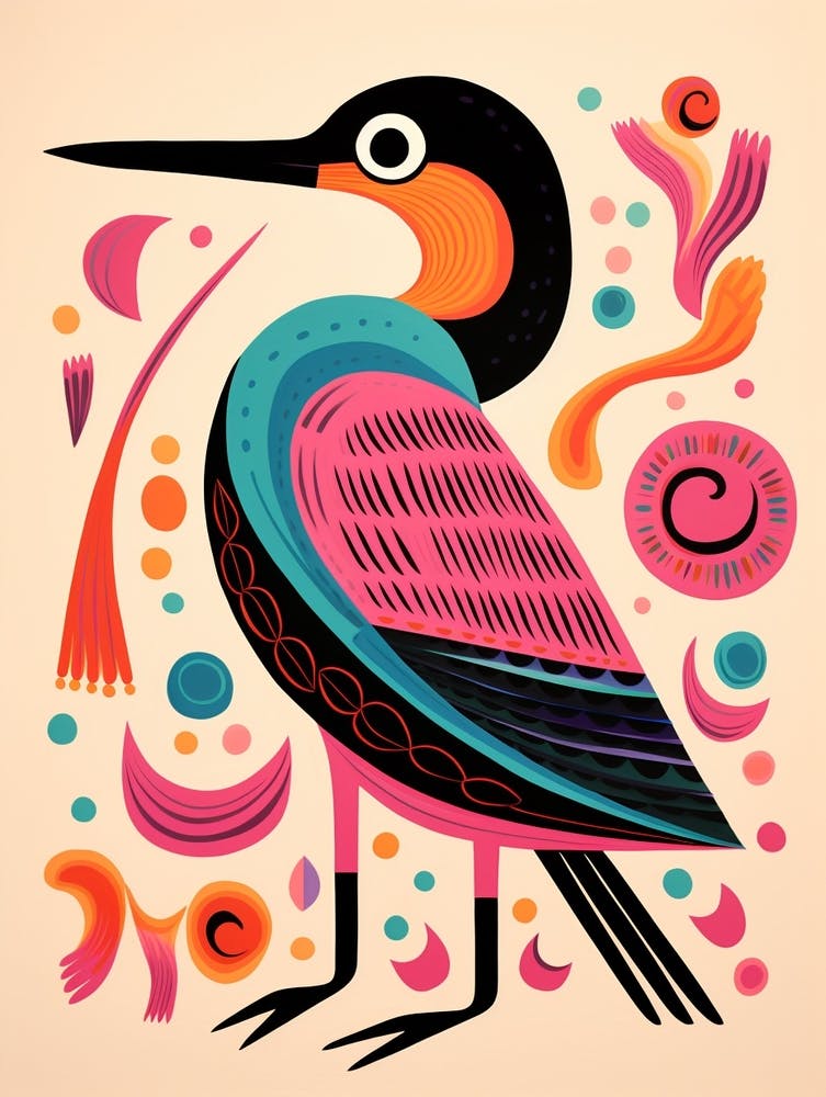 Pink Scandi Cormorant 1