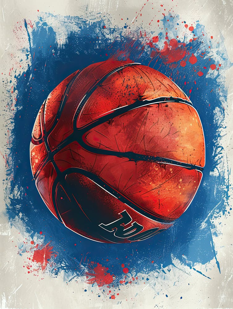 Basketball Ball Painting