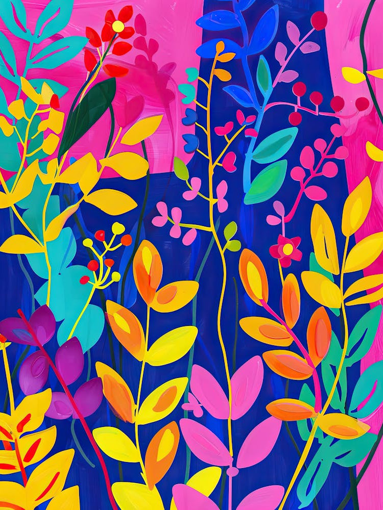 Wild Mosaic Matisse Style