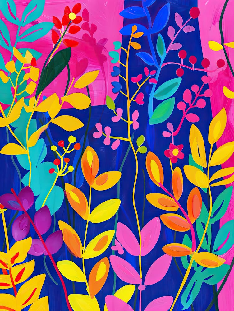 Wild Mosaic Matisse Style