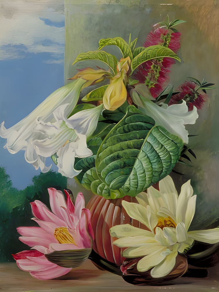Lotus In A Vase