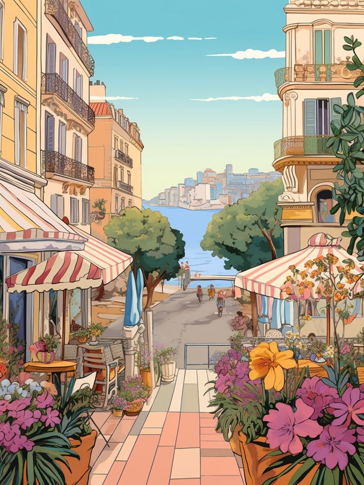Cannes France 6 Illustration